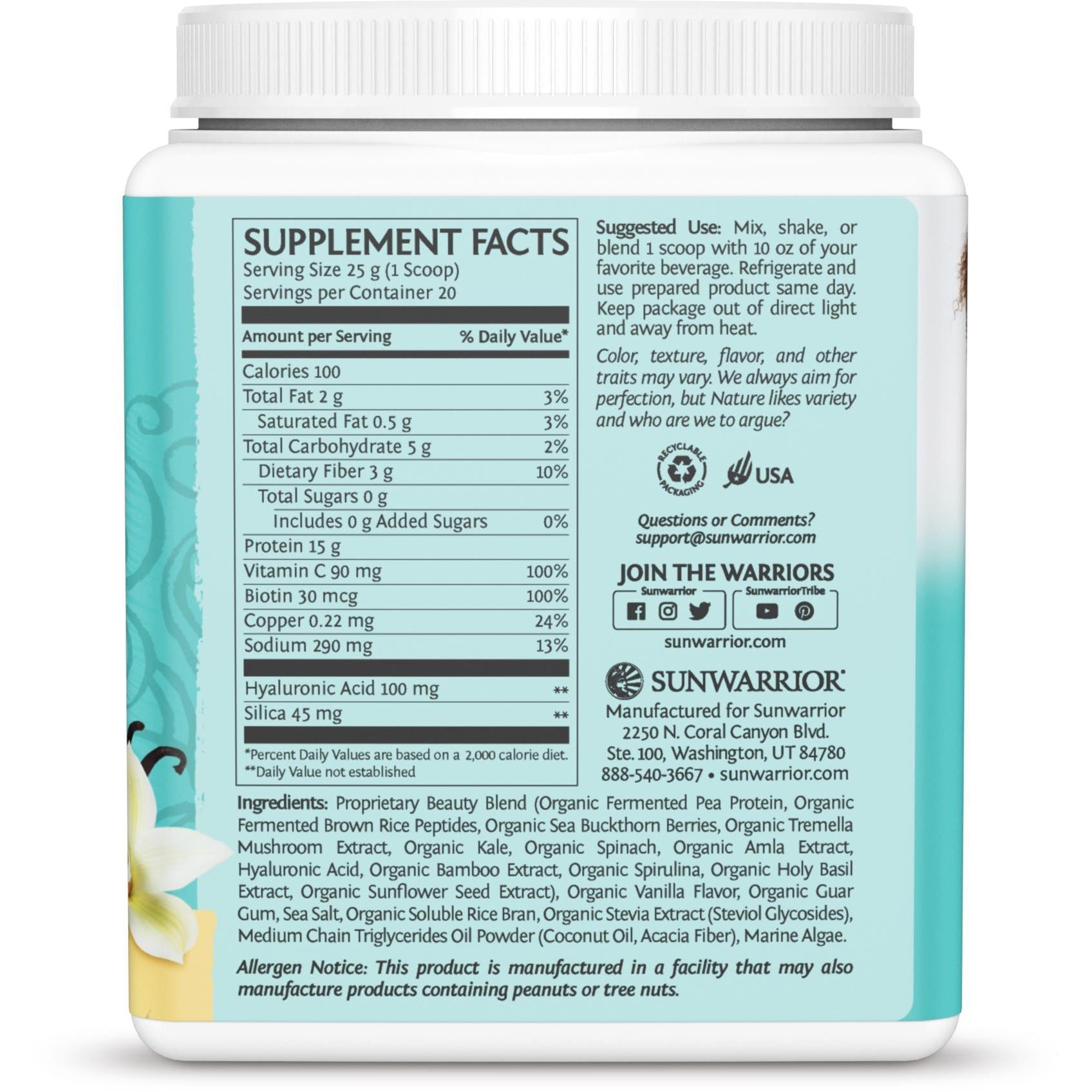 Sunwarrior Collagen Building Protein Peptides-N101 Nutrition