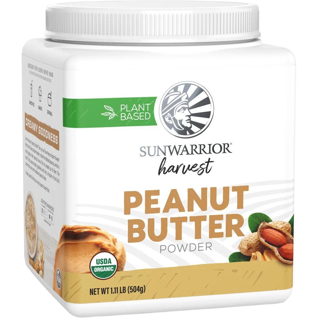 Sunwarrior Organic Peanut Butter Powder-42 servings (504 g)-N101 Nutrition