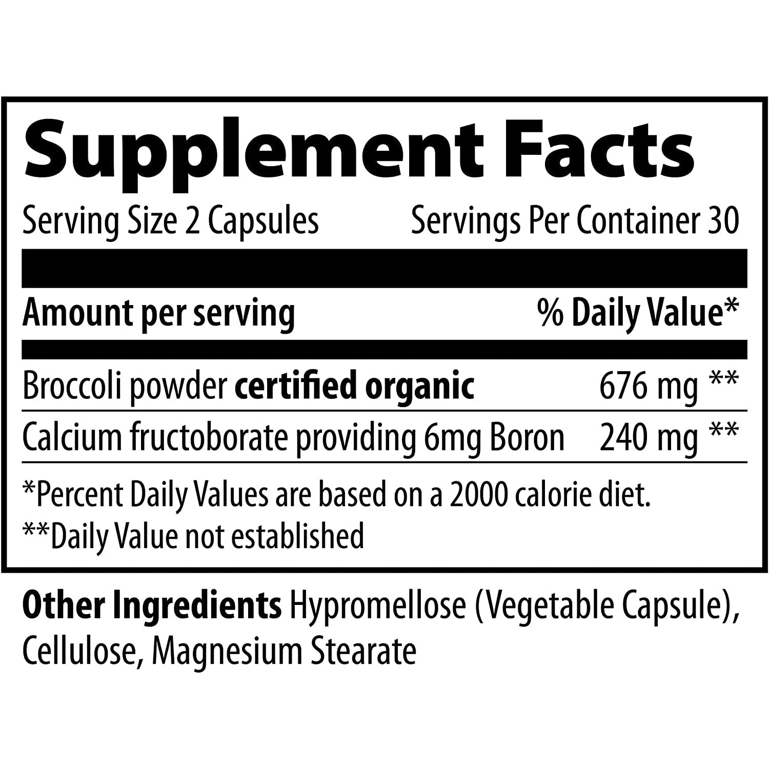 Vibrant Health Boron-N101 Nutrition