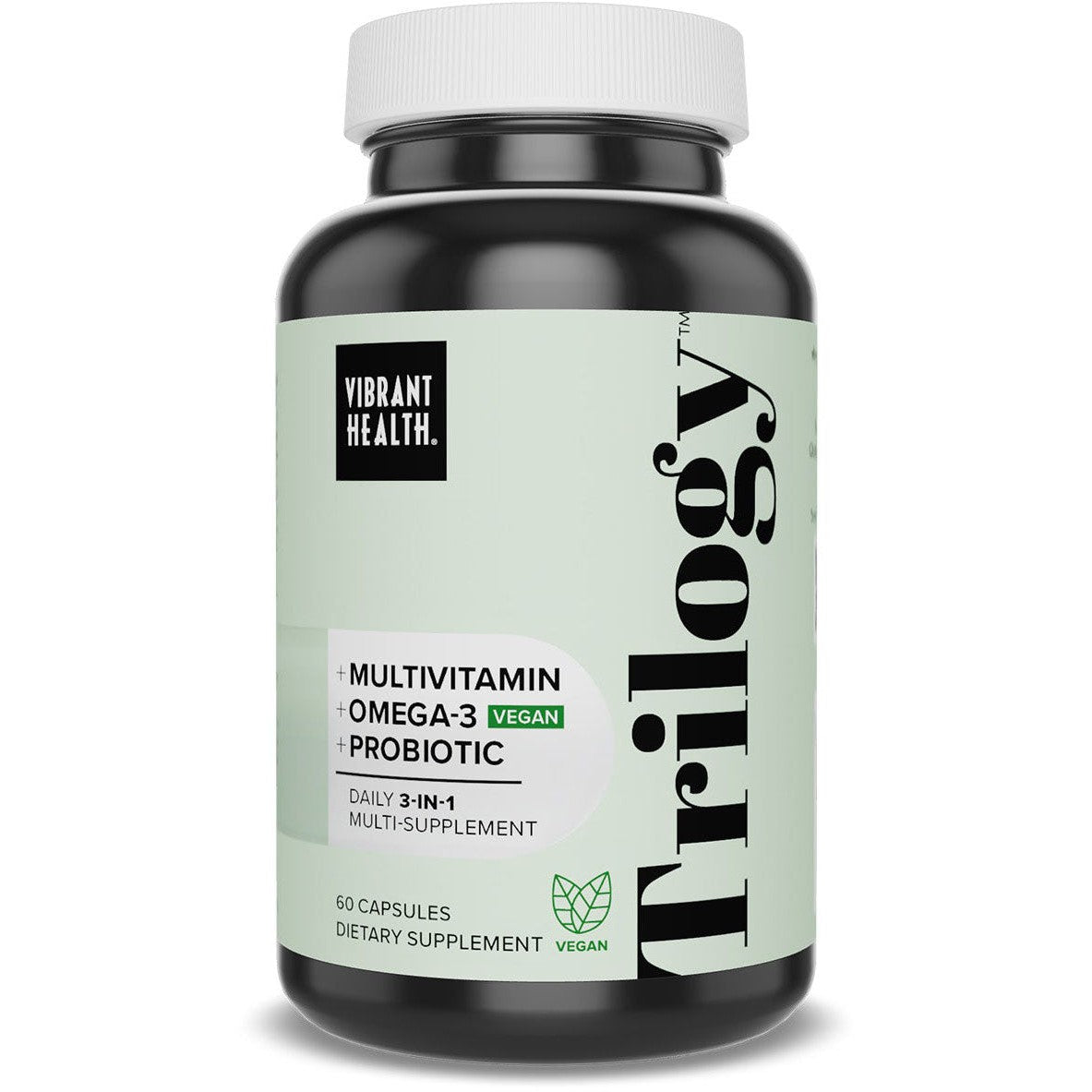 Vibrant Health Trilogy Vegan (EXP 07/2026 - FINAL SALE / NO RETURNS)-60 capsules-N101 Nutrition