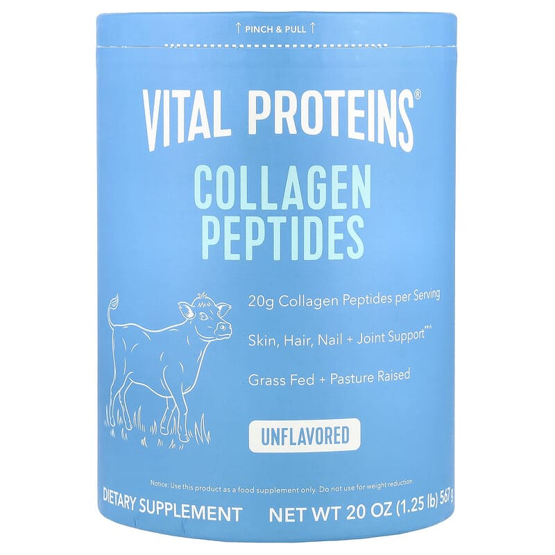 Vital Proteins Collagen Peptides - Unflavored (BEST BY OCT 2029 - FINAL SALE / NO RETURNS)-20 oz (567 g)-N101 Nutrition