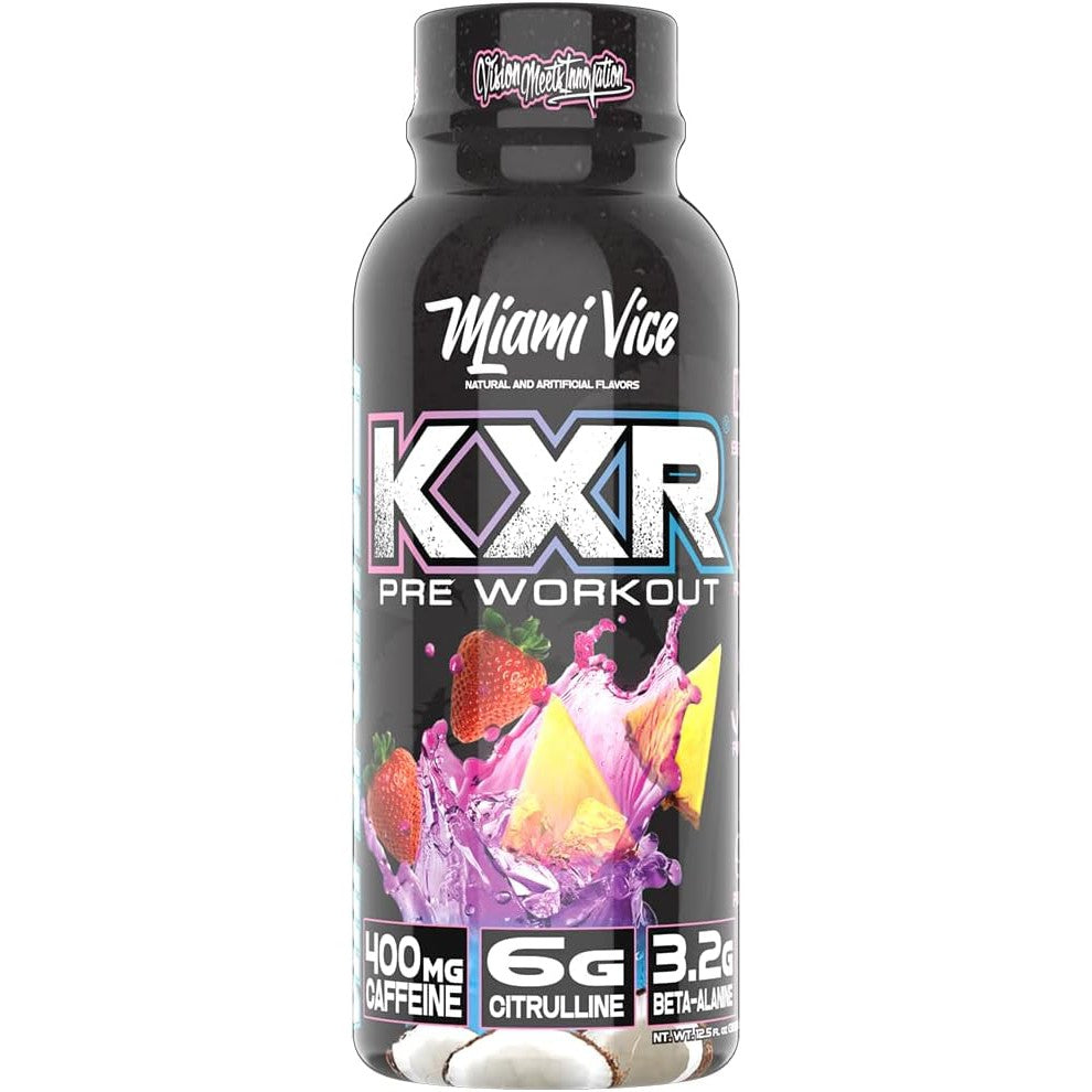 VMI Sports KXR Pre Workout RTD-Bottle (12.5 fl oz / 355 mL)-Miami Vice-N101 Nutrition