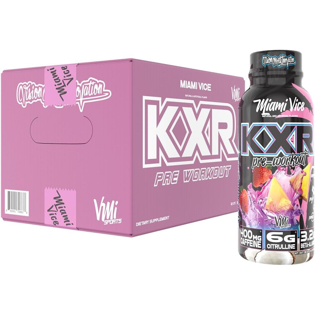 VMI Sports KXR Pre Workout RTD-Case (12 bottles)-Miami Vice-N101 Nutrition