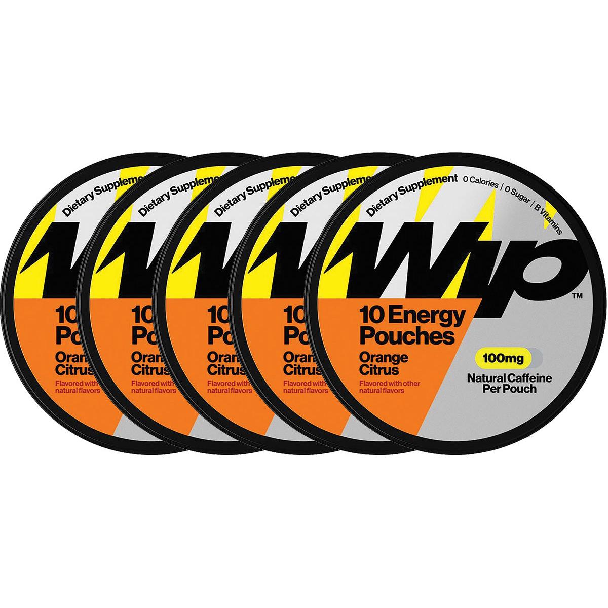Wip Energy Pouches-100 mg-Orange Citrus-N101 Nutrition