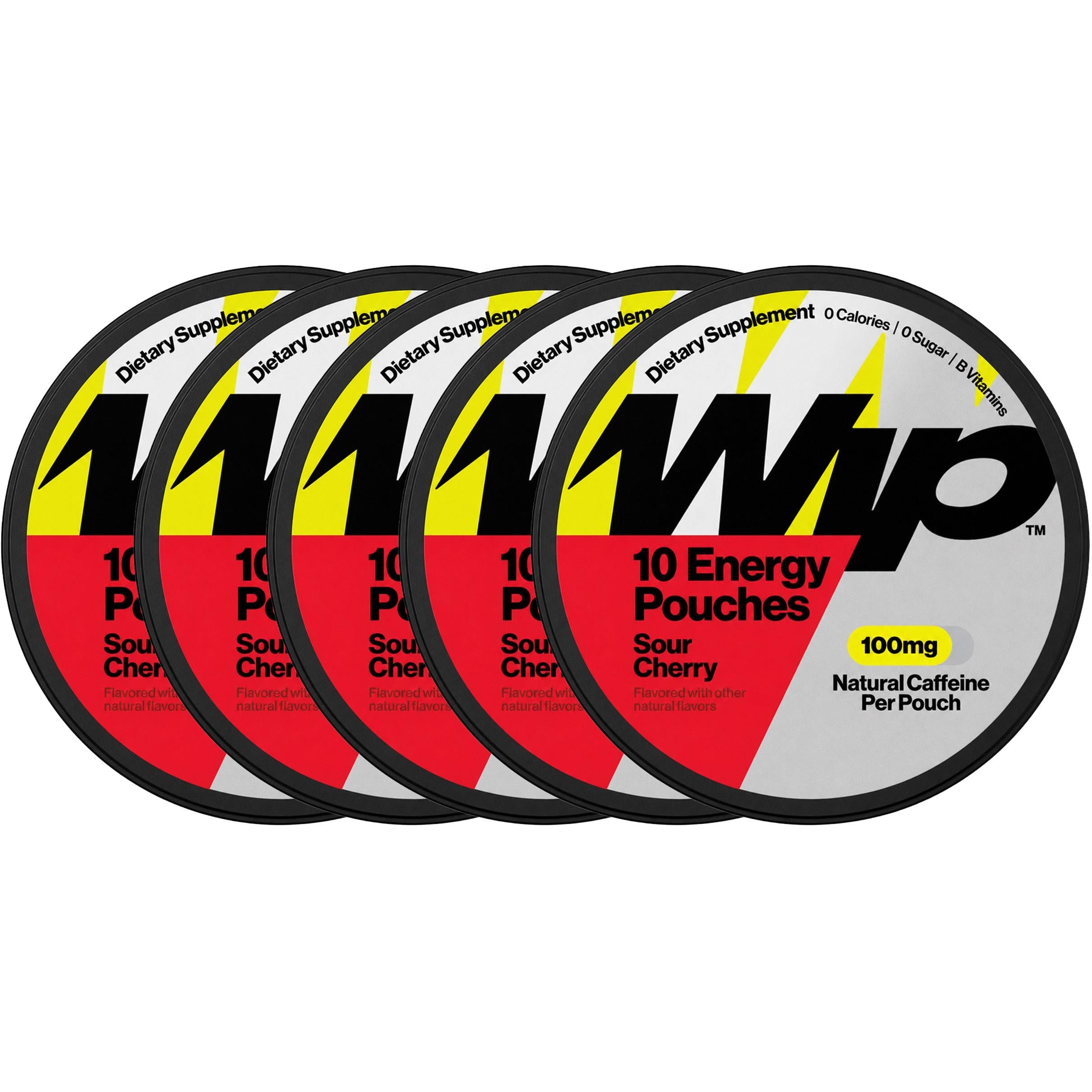 Wip Energy Pouches-100 mg-Sour Cherry-N101 Nutrition