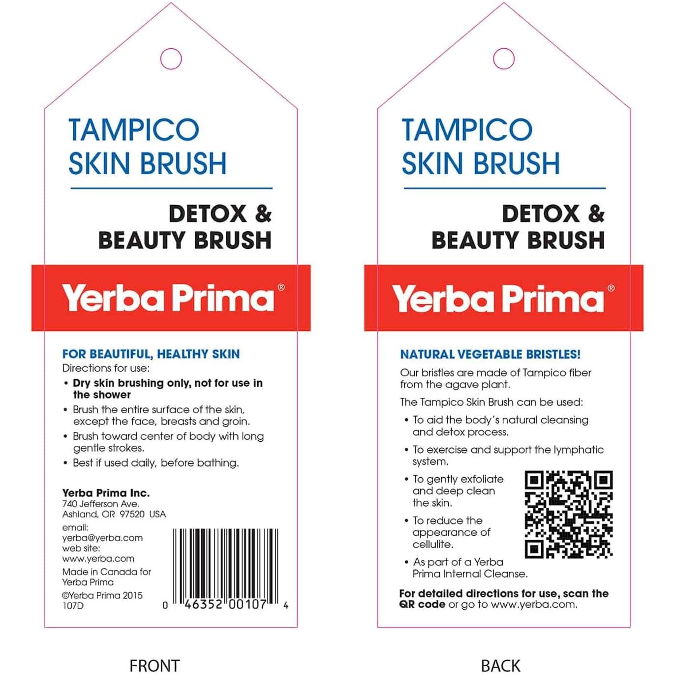Yerba Prima Tampico Skin Brush-N101 Nutrition