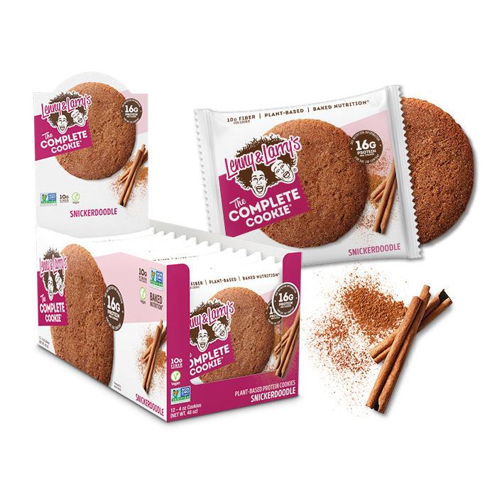 Lenny & Larry's The Complete Cookie-Box (12 cookies)-Snickerdoodle-N101 Nutrition