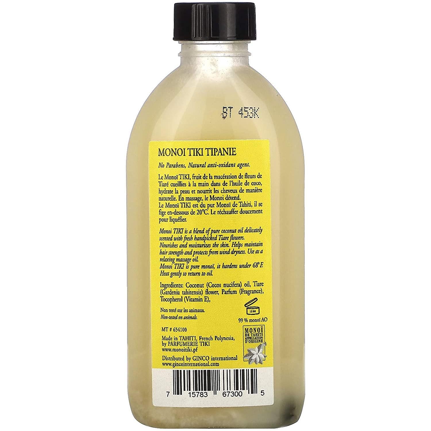 Monoi Tiare Tahiti Coconut Oil - Tipanie-N101 Nutrition