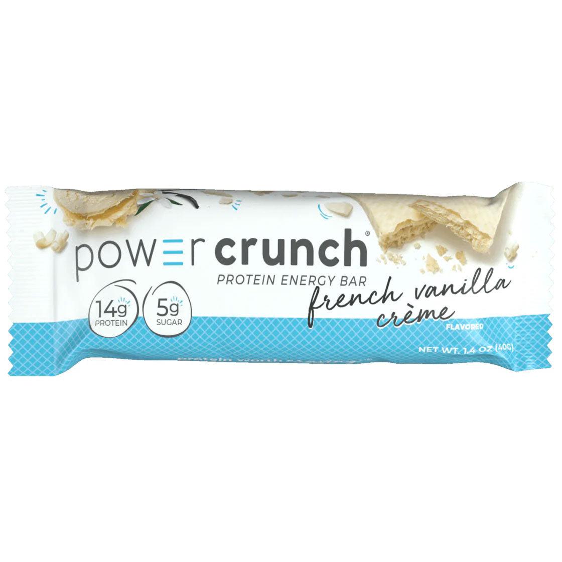 Power Crunch Bars-Single (40 g)-French Vanilla Creme-N101 Nutrition