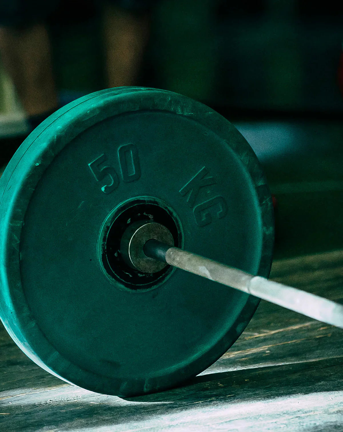 barbell weight and bar close-up