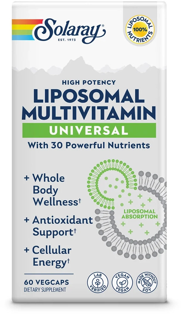 Solaray Liposomal Multivitamin Universal-60 vegcaps-N101 Nutrition