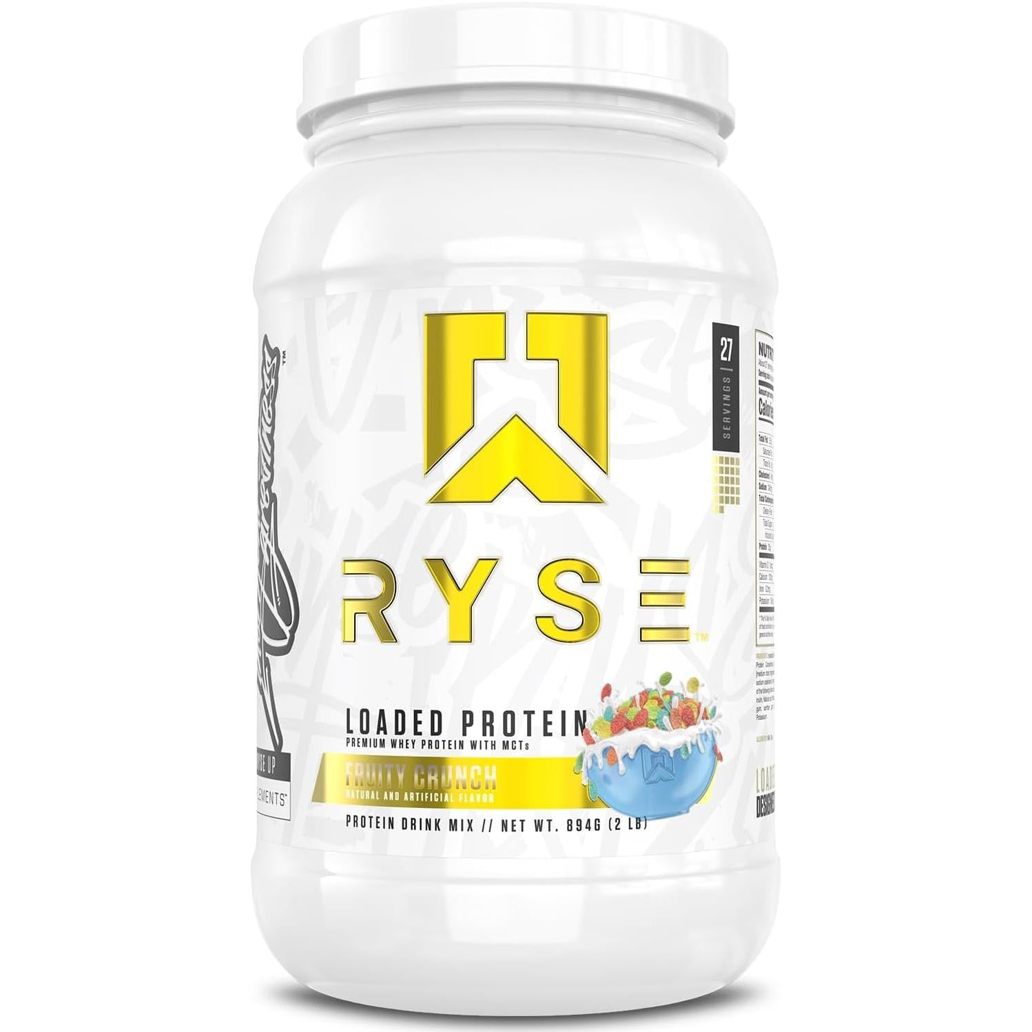 RYSE Loaded Protein-2 lbs (27 servings)-Fruity Crunch-N101 Nutrition