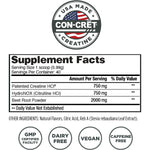 CON-CRET + Nitric Oxide with HydroNOX™-N101 Nutrition