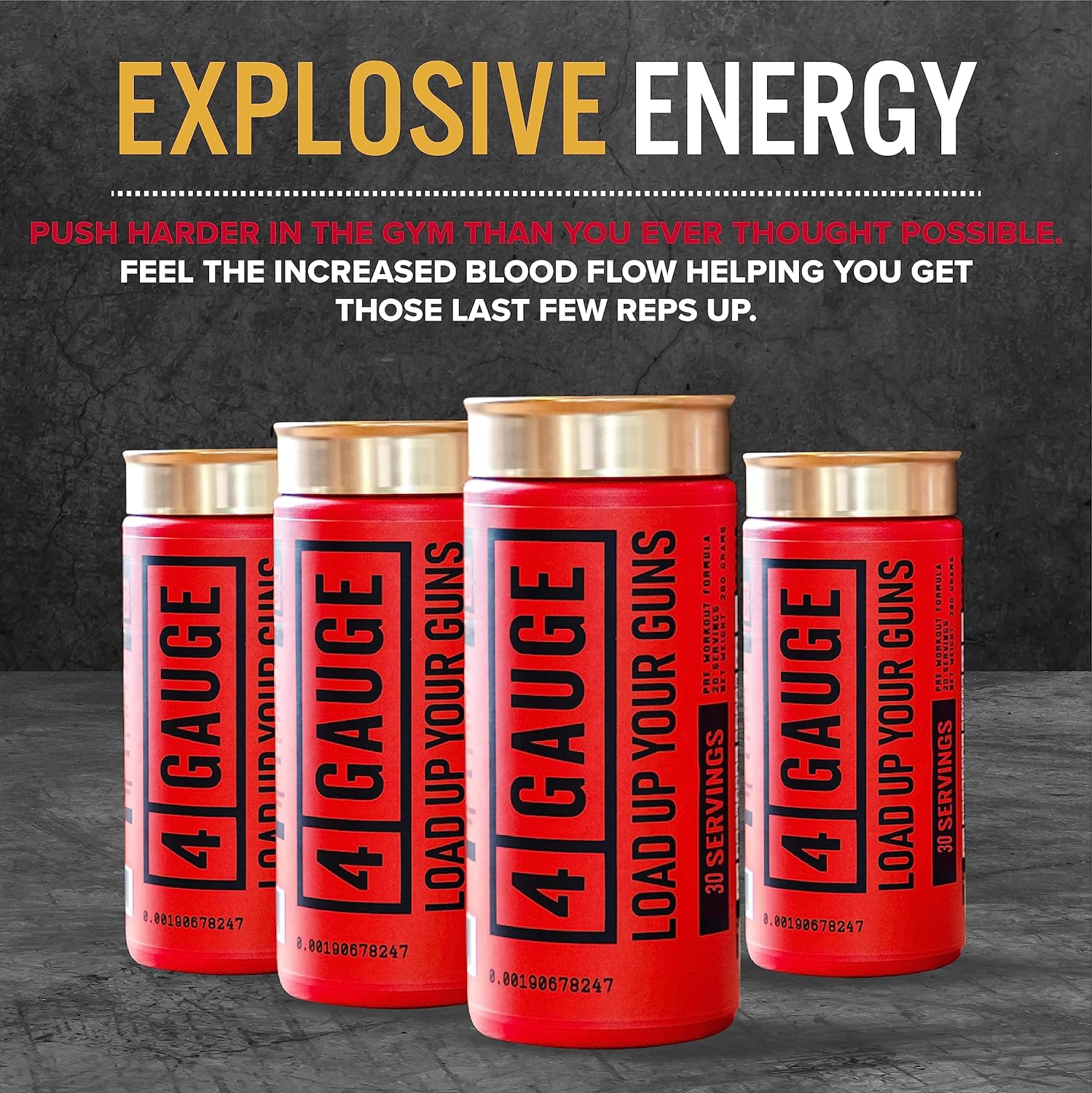 4 GAUGE Explosive Natural Preworkout-N101 Nutrition