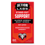 Action Labs Super Horny Goat Weed Stand-Out Support-60 VegCaps-N101 Nutrition