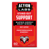 Action Labs Super Horny Goat Weed Stand-Out Support-60 VegCaps-N101 Nutrition