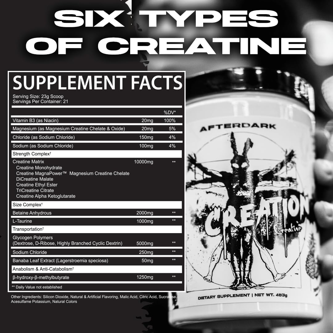 AFTERDARK Creation Creatine + HMB-N101 Nutrition