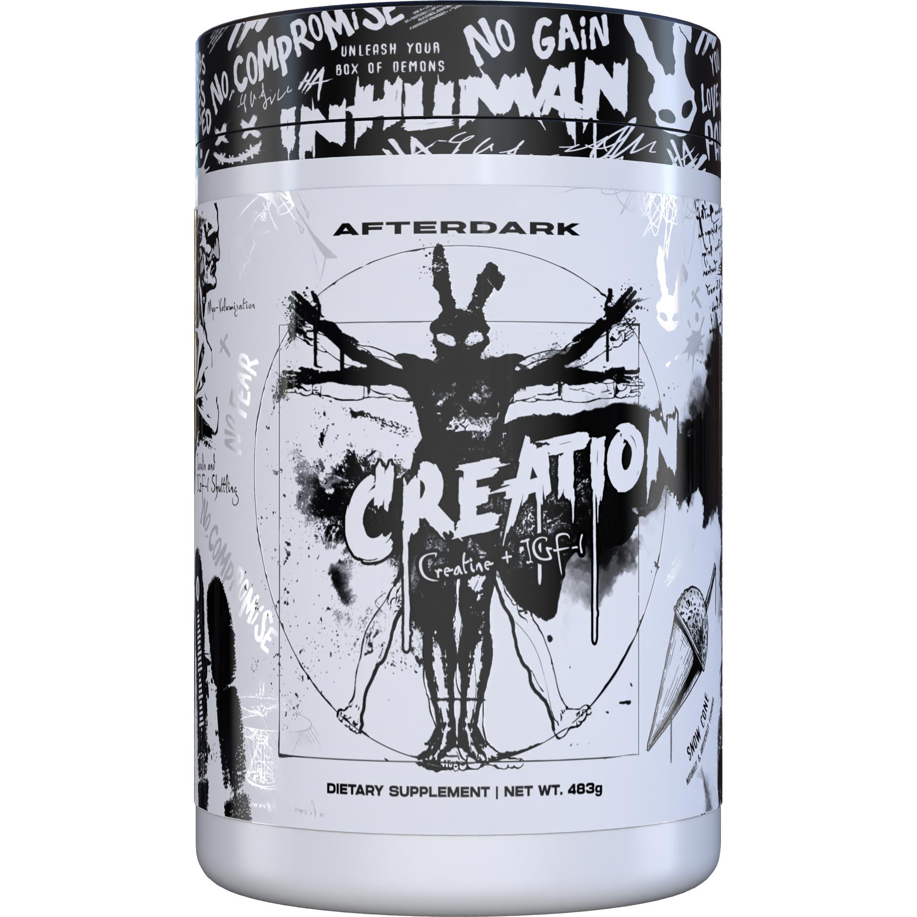 AFTERDARK Creation Creatine + IGF-1-21 servings-Snow Cone-N101 Nutrition