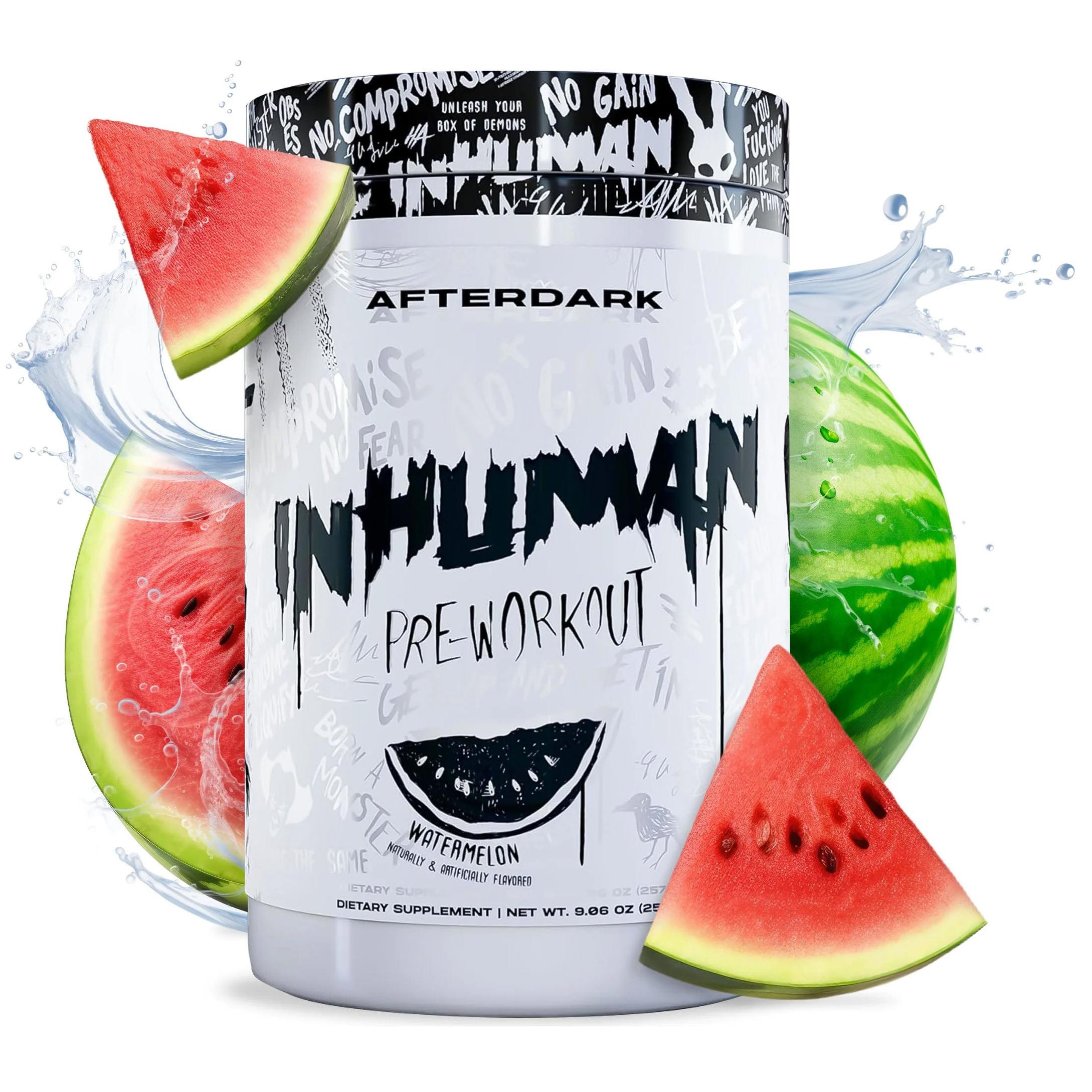 AFTERDARK Inhuman-21 servings-Watermelon-N101 Nutrition