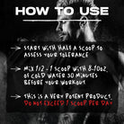AFTERDARK Inhuman-N101 Nutrition