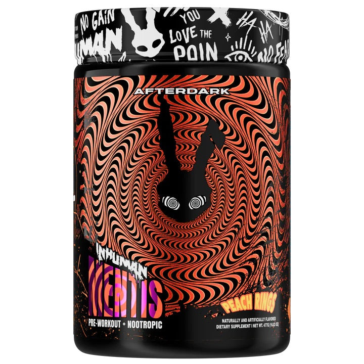 AFTERDARK Inhuman Mentis-21 servings-Peach Rings-N101 Nutrition
