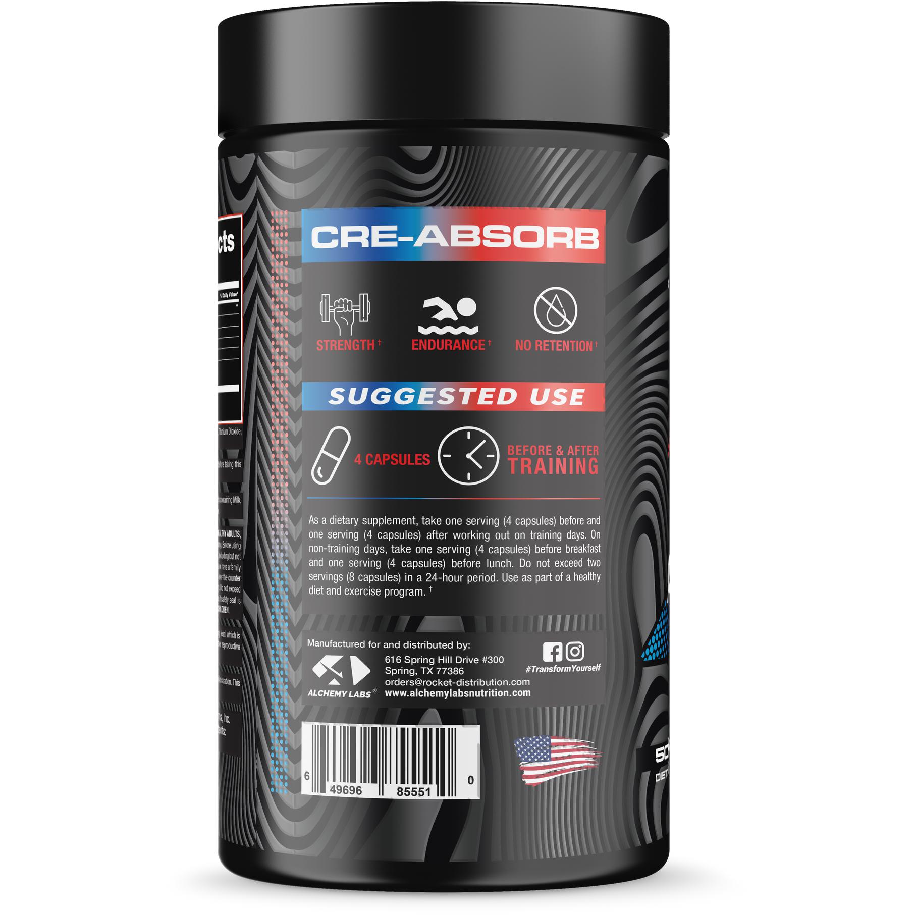 Alchemy Labs CRE-Absorb-200 capsules-N101 Nutrition