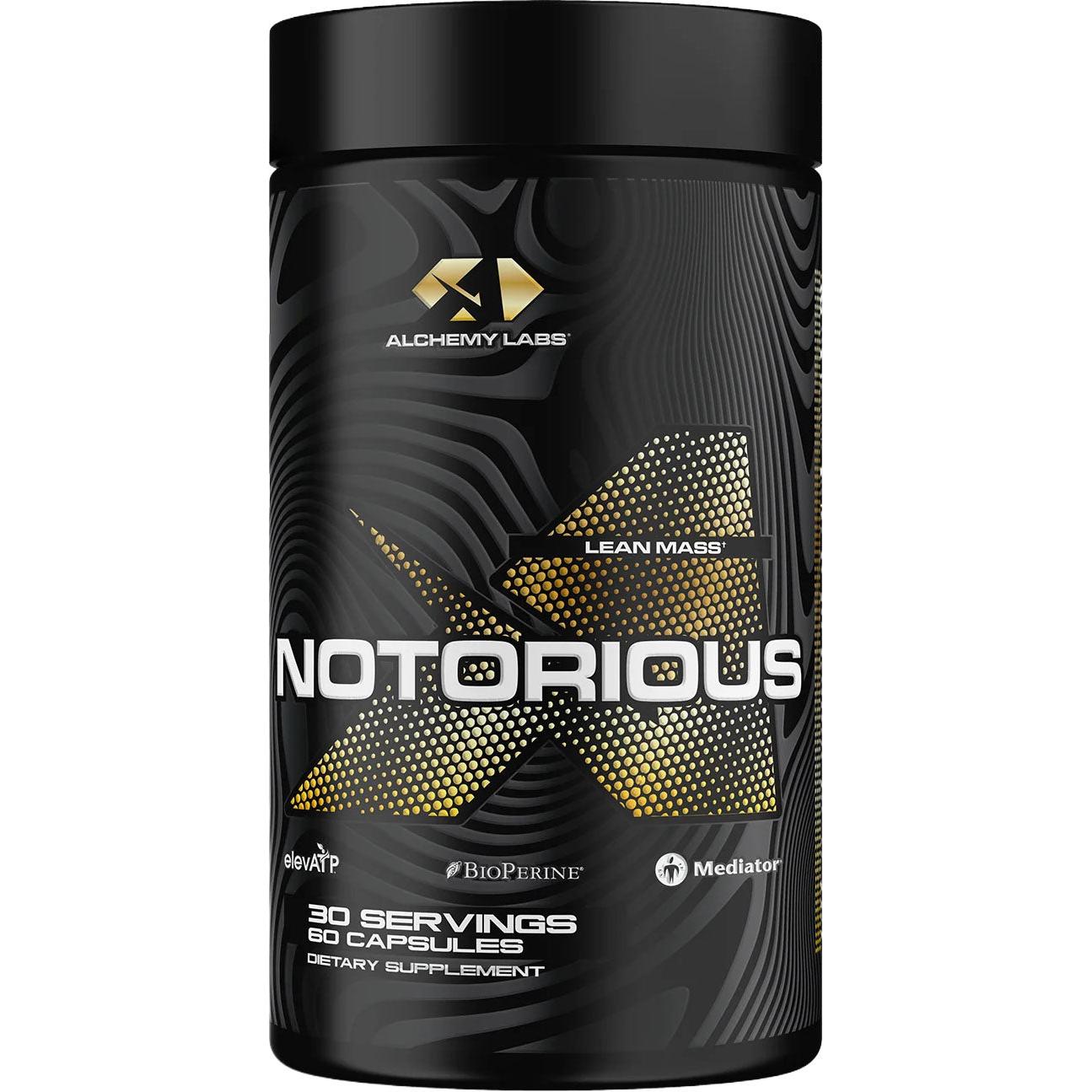 Alchemy Labs Notorious-60 capsules-N101 Nutrition