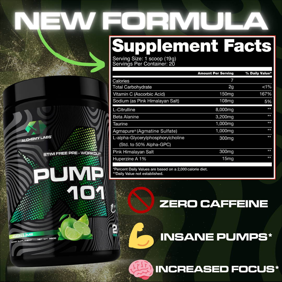 Alchemy Labs PUMP 101-N101 Nutrition