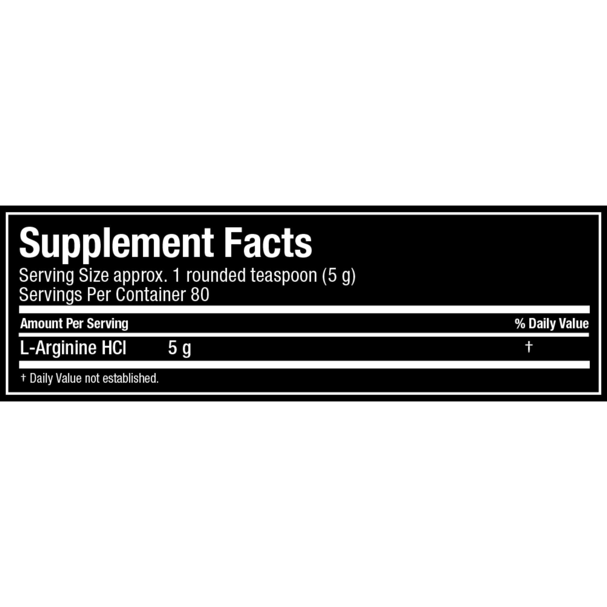 ALLMAX Arginine HCl-14 oz (400 g)-N101 Nutrition