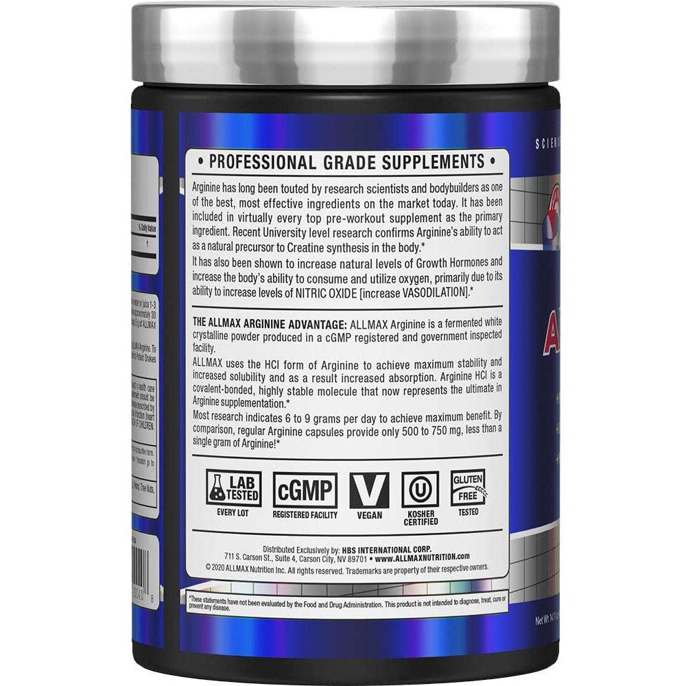 ALLMAX Arginine HCl-14 oz (400 g)-N101 Nutrition