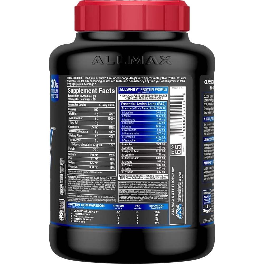 ALLMAX Classic AllWhey-N101 Nutrition