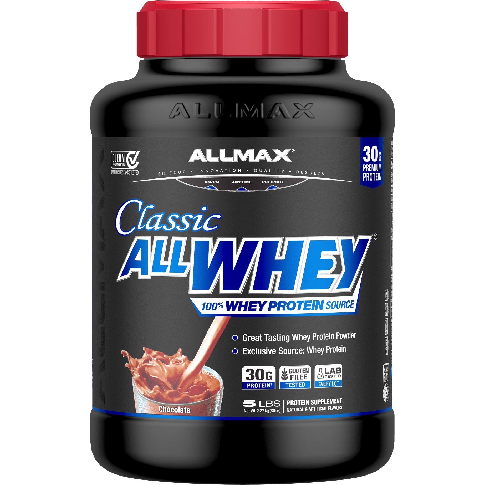 ALLMAX Classic AllWhey-5 lbs-Chocolate-N101 Nutrition