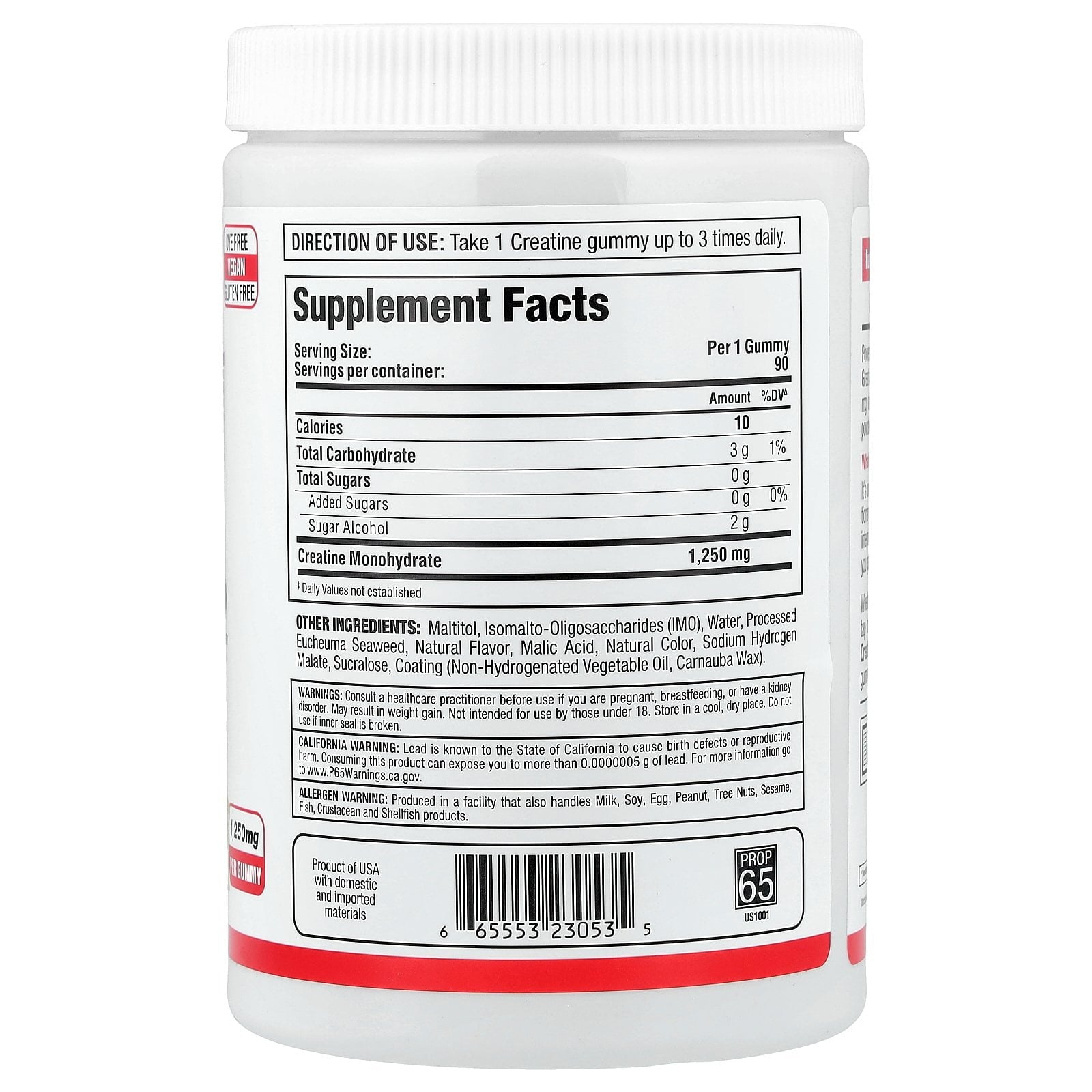 ALLMAX Creatine Gummies-N101 Nutrition