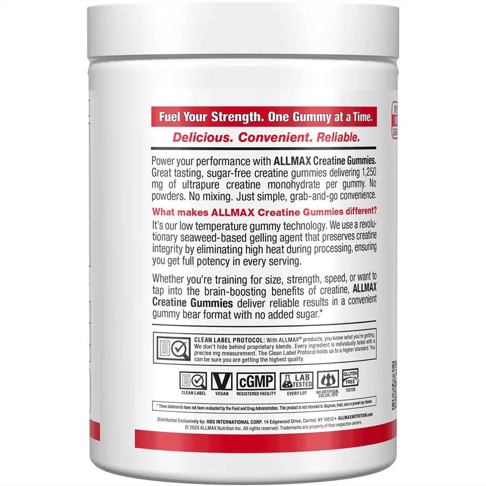 ALLMAX Creatine Gummies-N101 Nutrition
