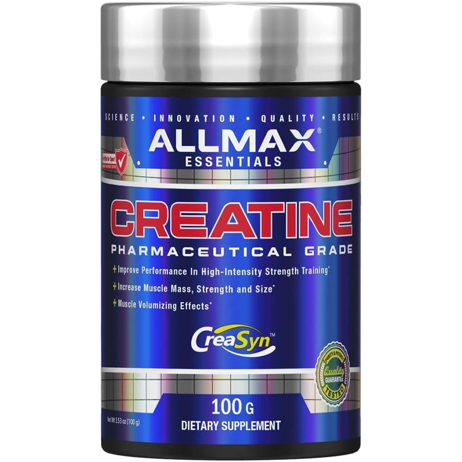 ALLMAX Creatine Monohydrate-100 g-N101 Nutrition