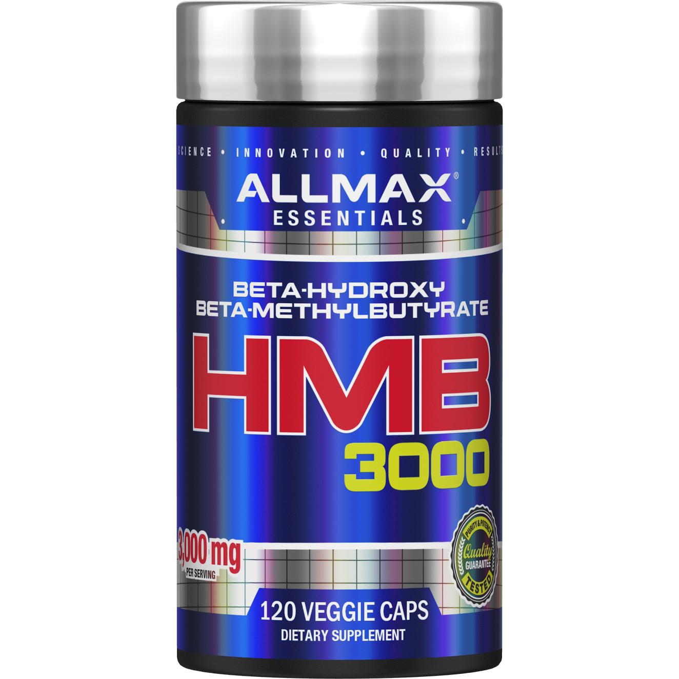 ALLMAX Essentials HMB 3000-120 veggie caps-N101 Nutrition