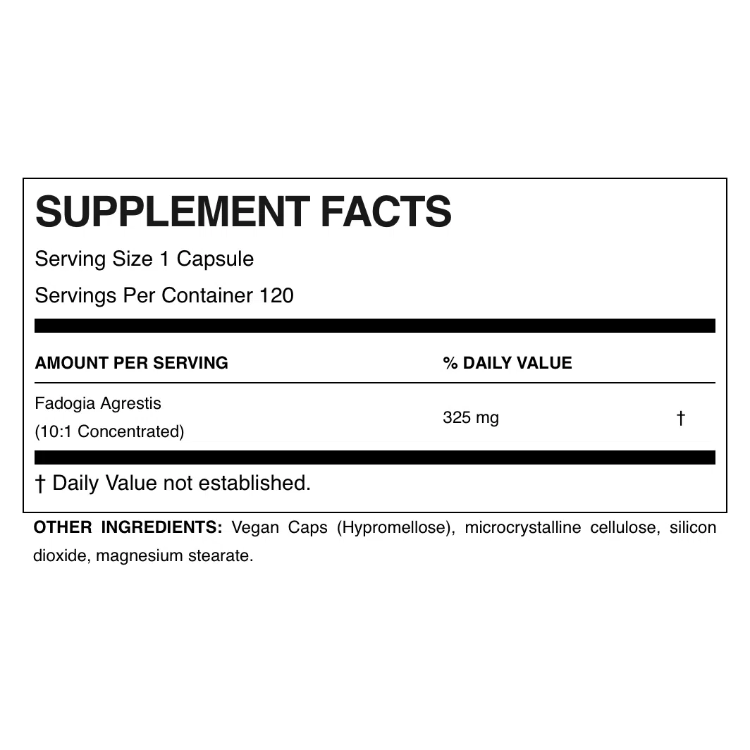 ALLMAX Fadogia Agrestis-120 capsules-N101 Nutrition