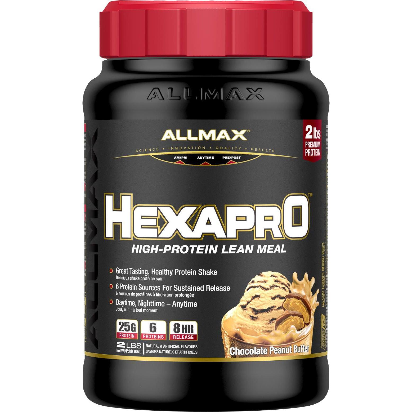 ALLMAX HEXAPRO-2 lbs-Chocolate Peanut Butter-N101 Nutrition