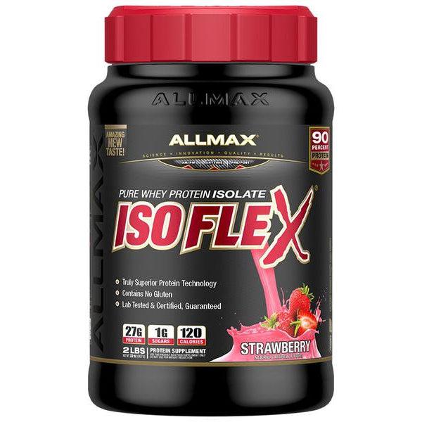 ALLMAX Isoflex Whey Protein Isolate-2 lbs-Strawberry-N101 Nutrition