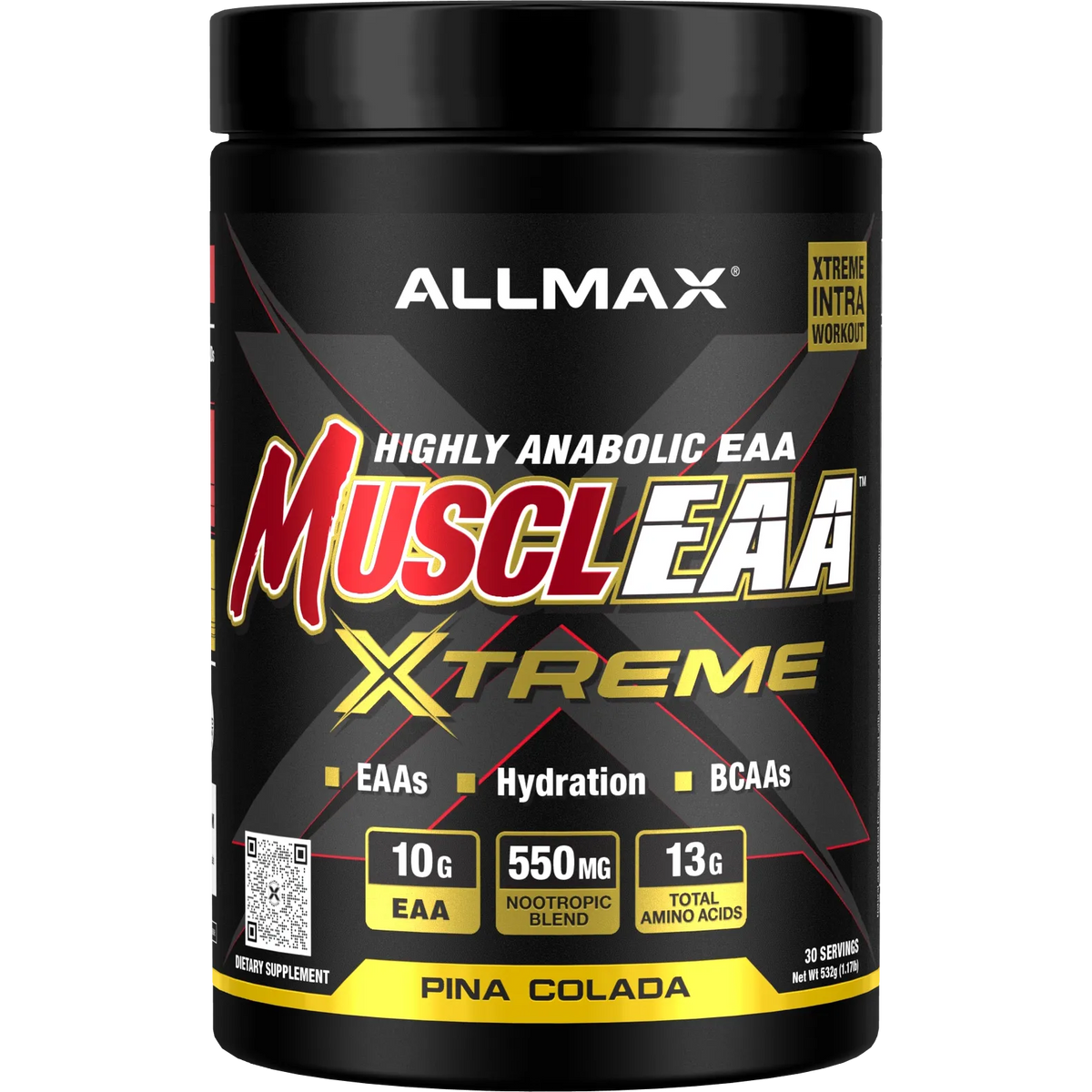 ALLMAX MusclEAA Xtreme-30 servings-Pina Colada-N101 Nutrition