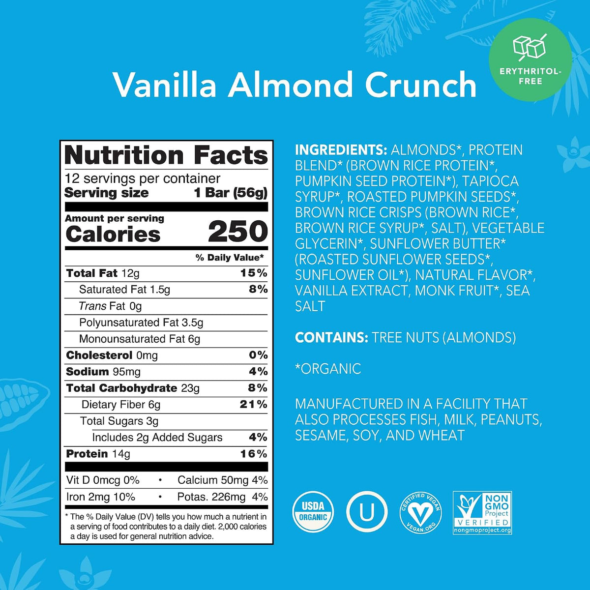 ALOHA Organic Plant-Based Protein Bars-N101 Nutrition