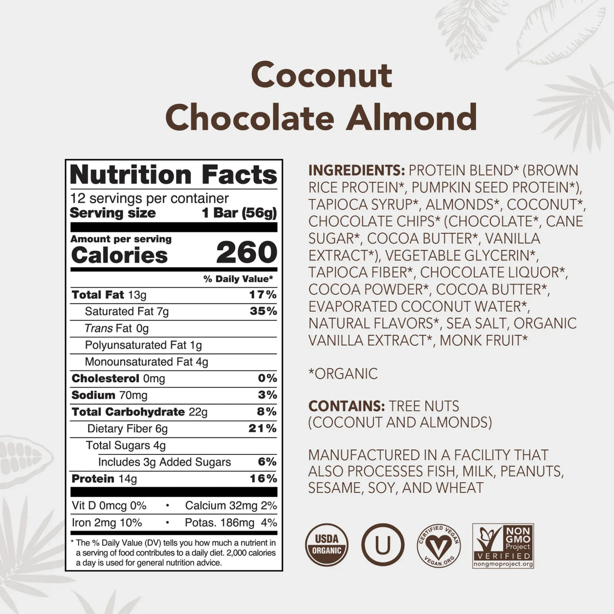 ALOHA Organic Plant-Based Protein Bars-N101 Nutrition
