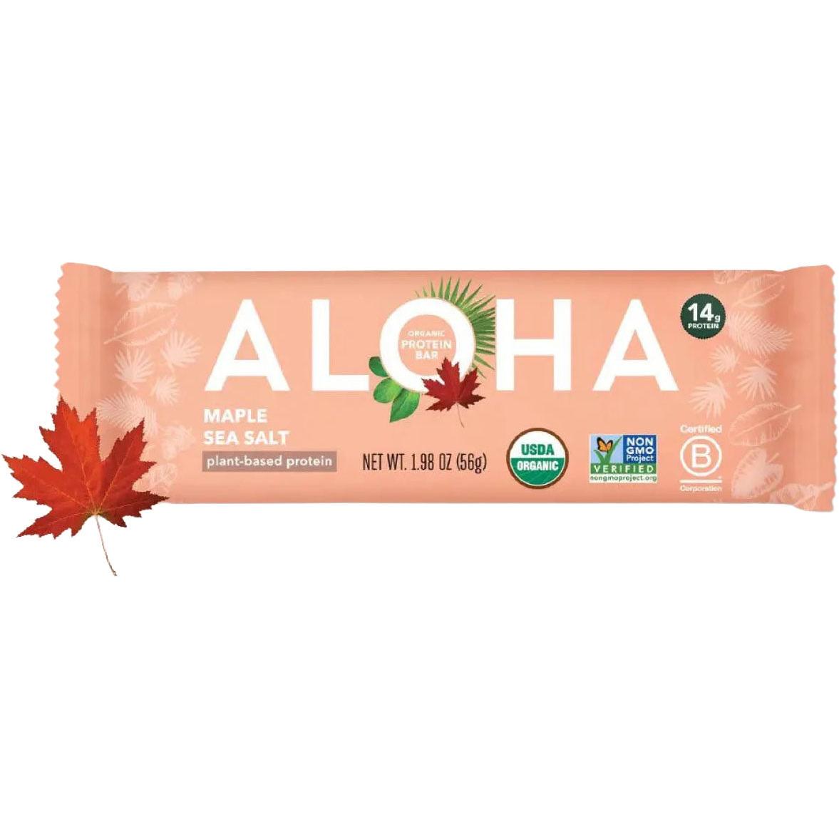 ALOHA Organic Plant-Based Protein Bars-Single Bar (56 g)-Maple Sea Salt-N101 Nutrition