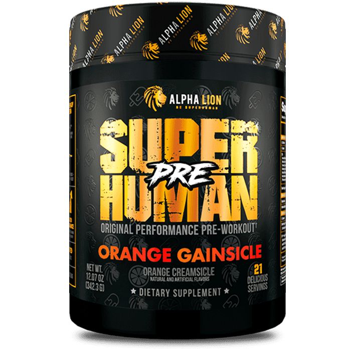 Alpha Lion Superhuman PRE-21 servings-Orange Gainsicle-N101 Nutrition