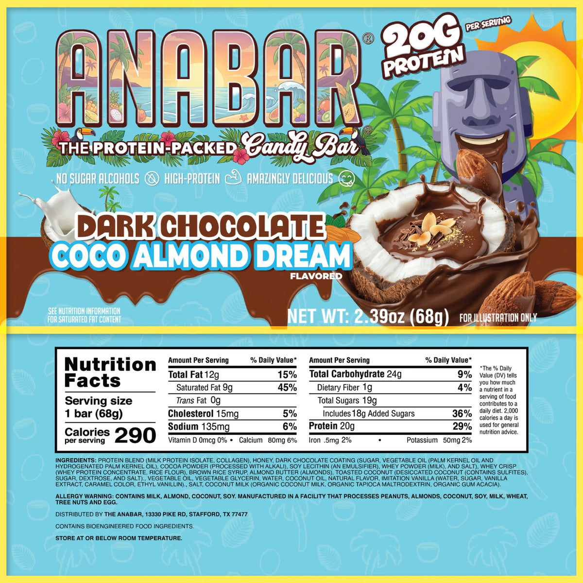 Anabar Protein-Packed Candy Bar-N101 Nutrition