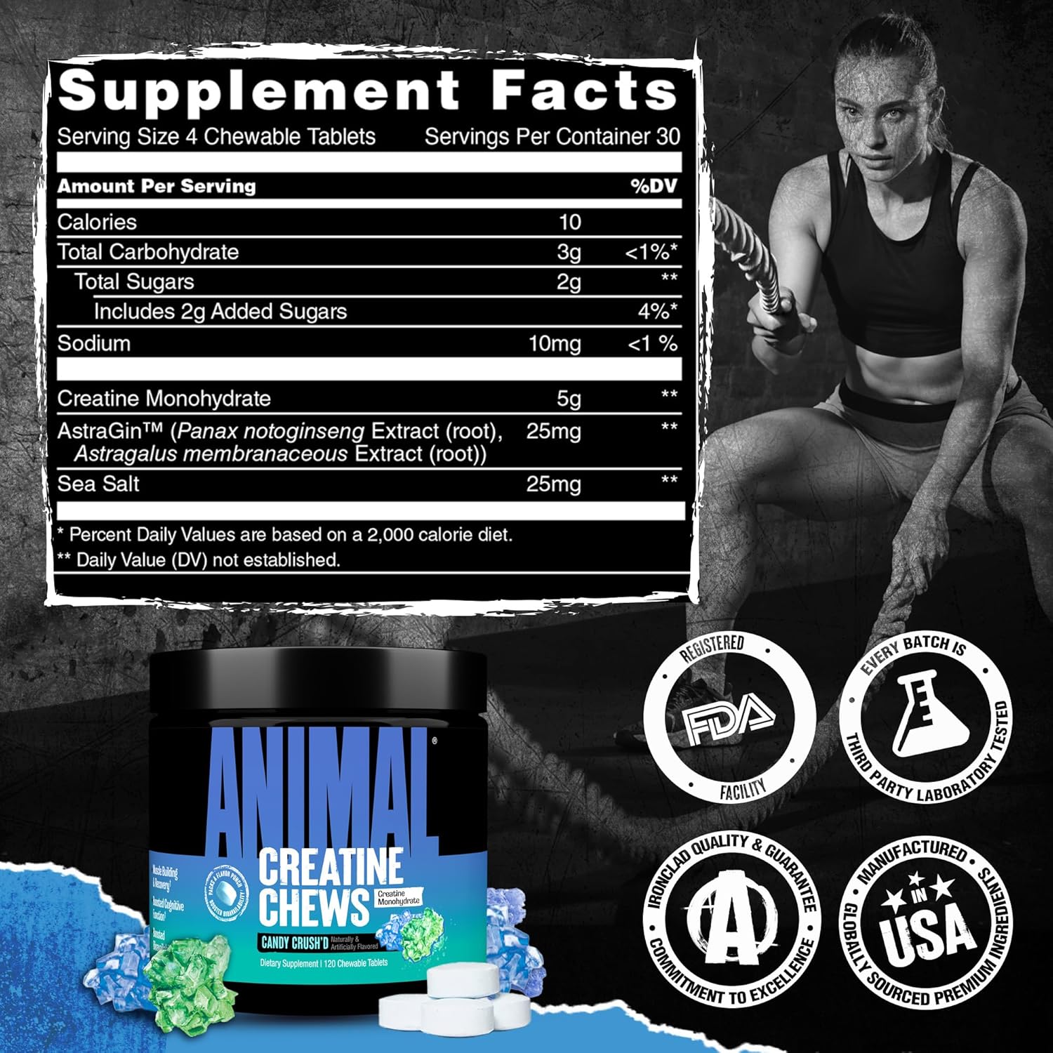 Animal Creatine Chews-N101 Nutrition