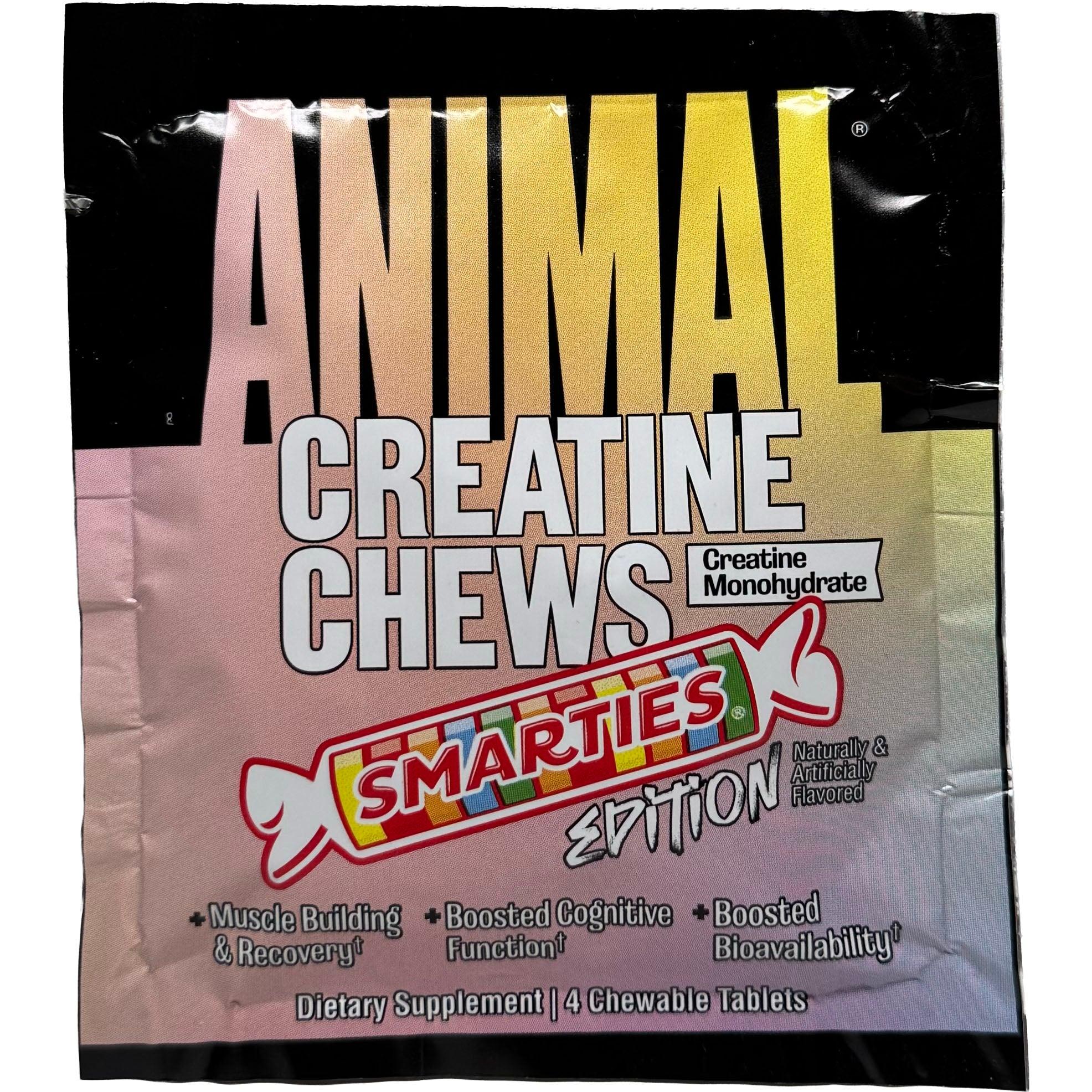 Animal Creatine Chews-Single Pack (4 chewable tablets)-SMARTIES® Edition-N101 Nutrition