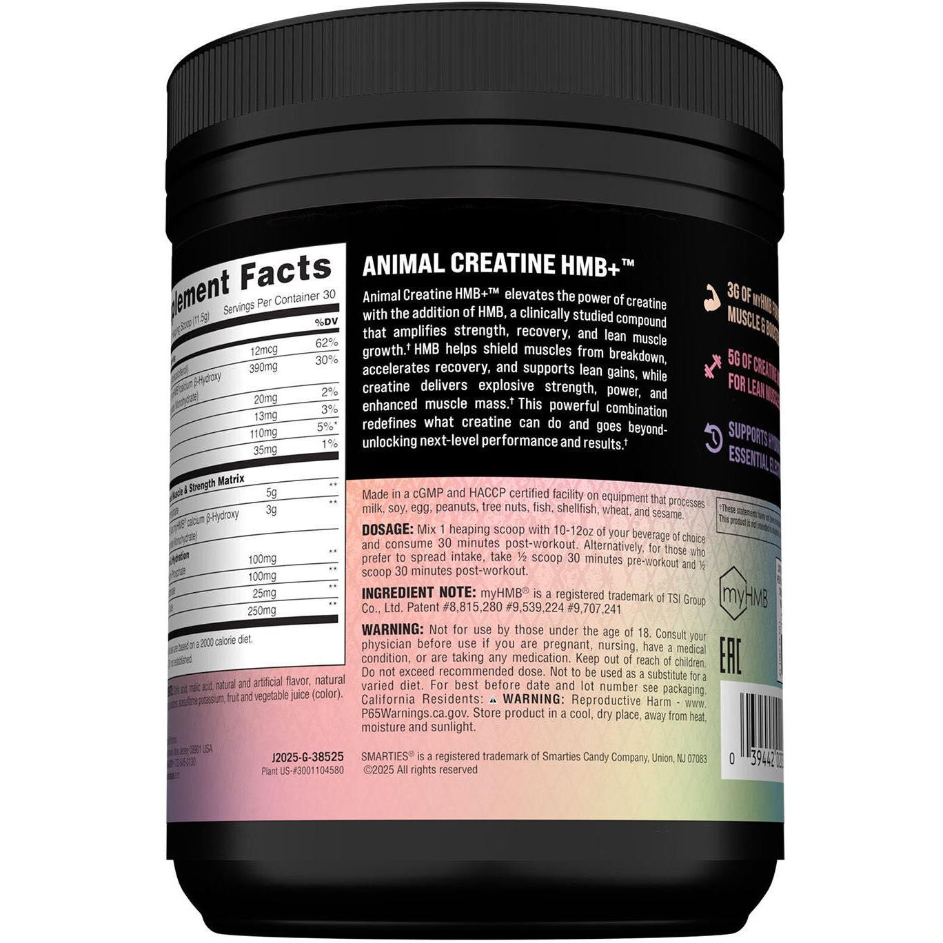 Animal Creatine HMB+-N101 Nutrition