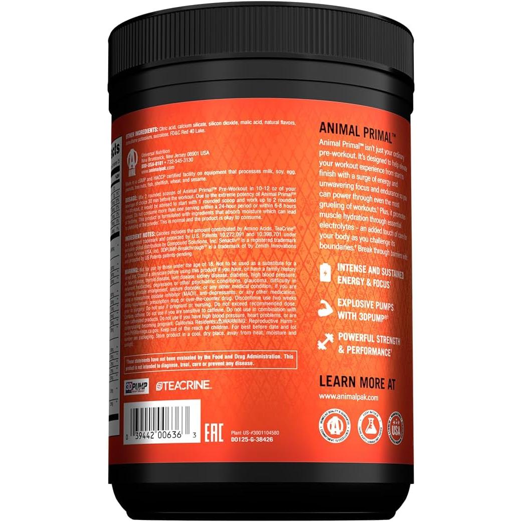 Animal Primal Loaded Pre-Workout-N101 Nutrition