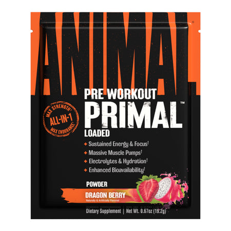 Animal Primal Loaded Pre-Workout-Single Pack-Dragon Berry-N101 Nutrition